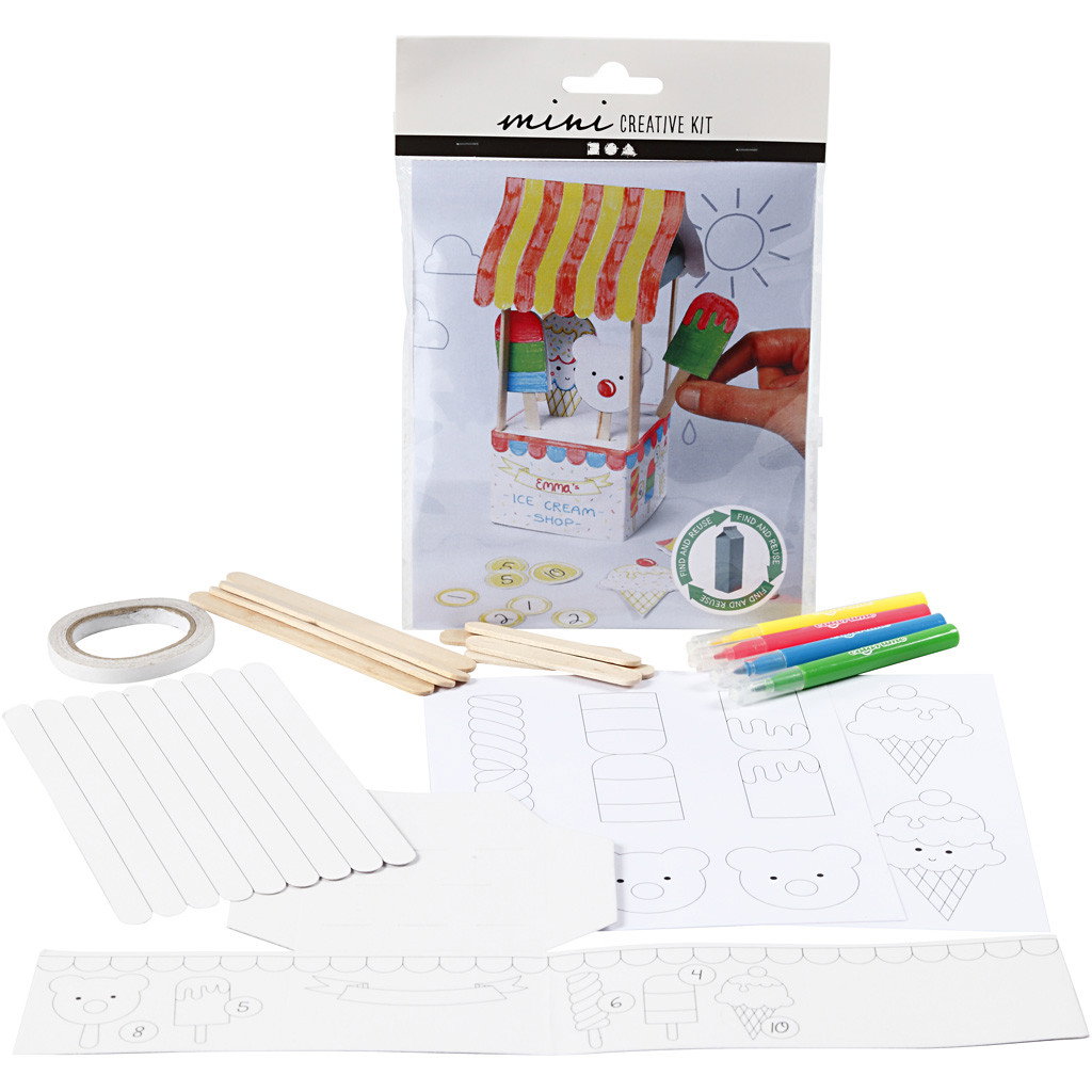 CC MINI KIT CREATIV MILK CARTON ICE CREAM 977430