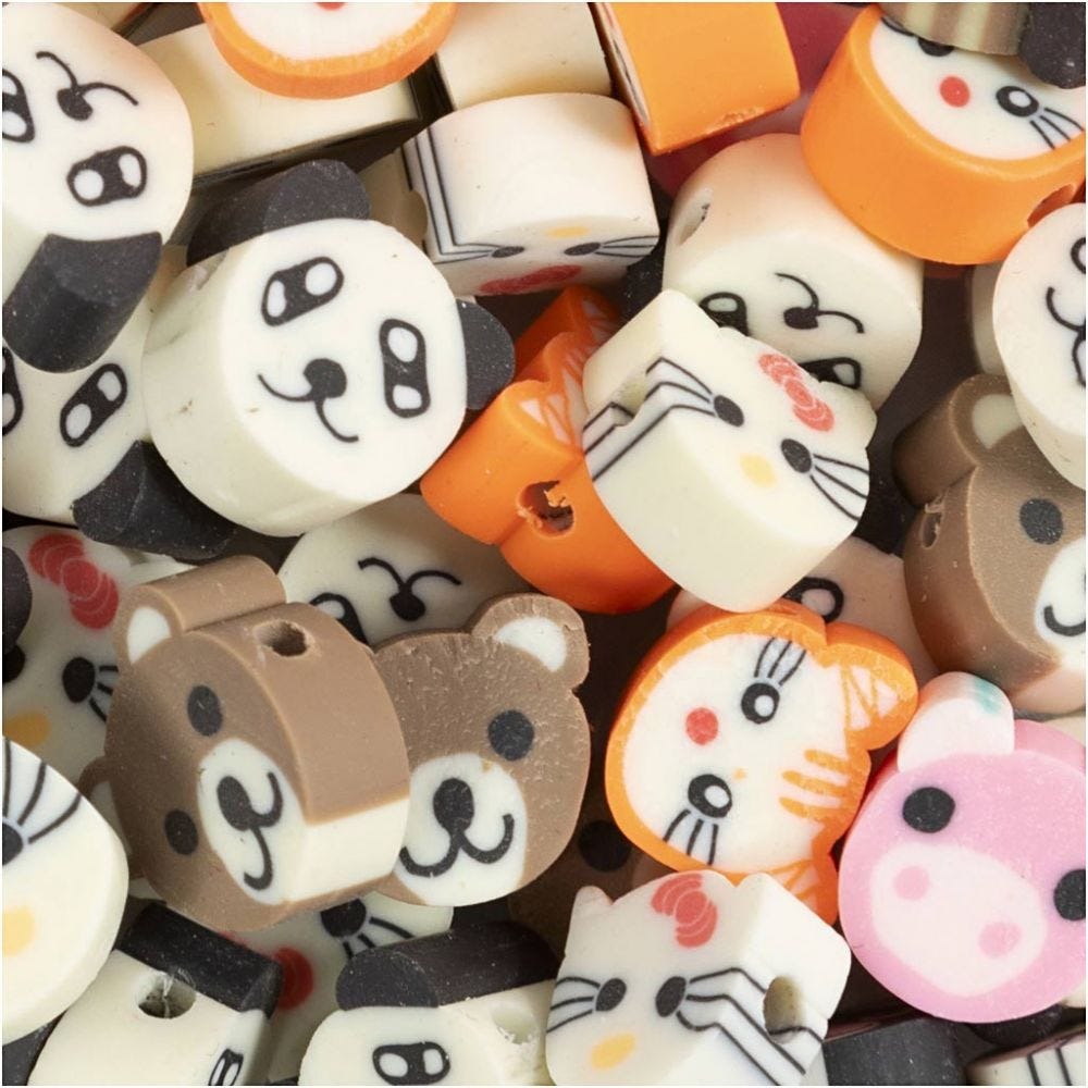 CC MARGELE PLASTIC ANIMALUTE 10MM 60/SET 696180