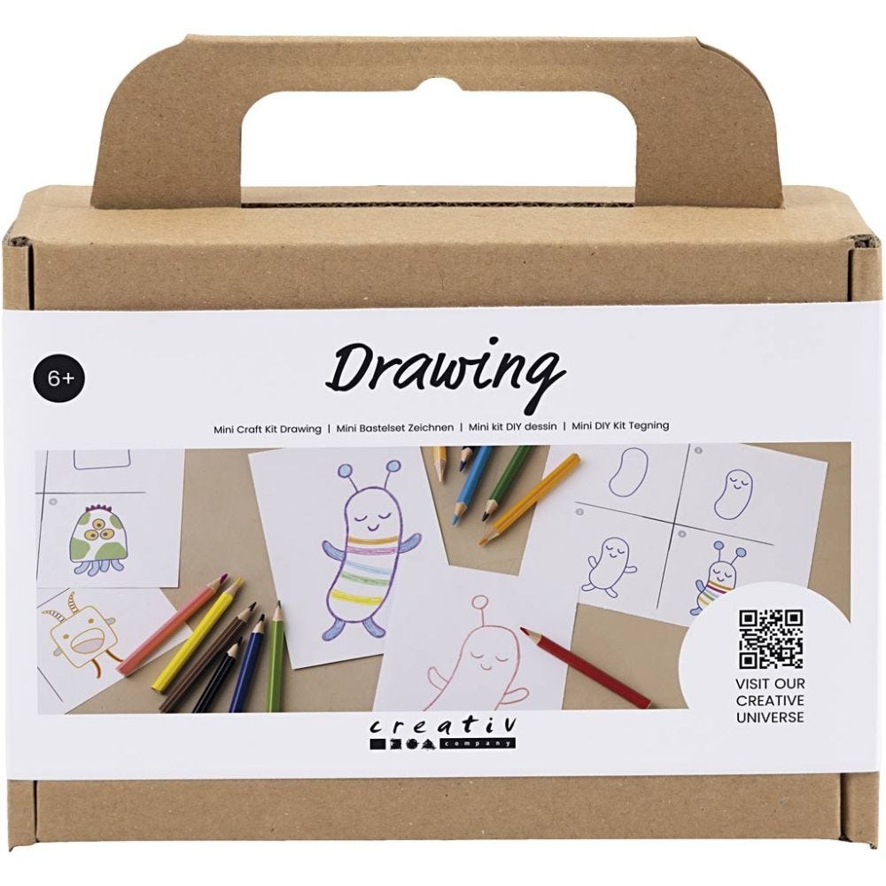 CC MINI KIT CREATIV INVATA SA DESENEZI MONSTRII 970849