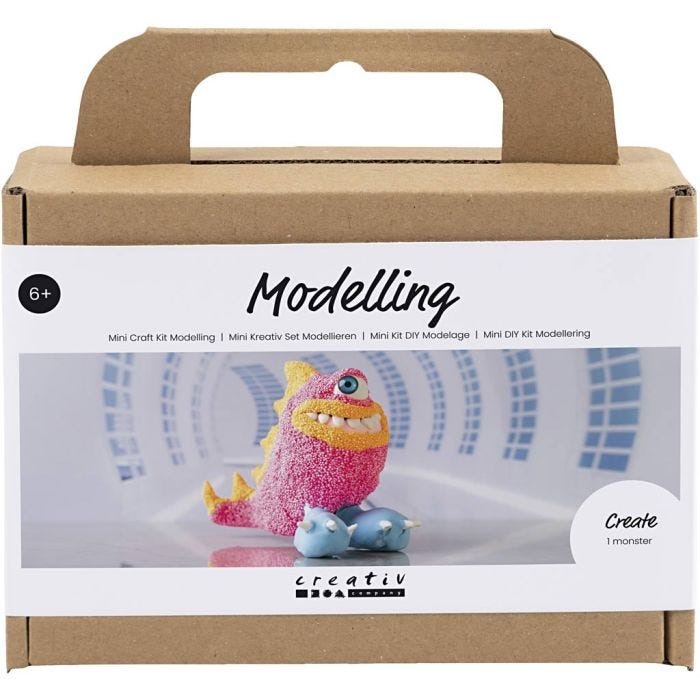 CC MINI KIT CREATIV MODELARE MONSTRU FREDDY DIN POLISTIREN, FOAM SI SILK 977651