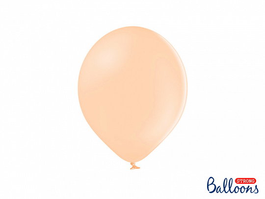 PD BALOANE Strong Balloons 27cm, Pastel Light Peach, 10/SET SB12P-075J-10