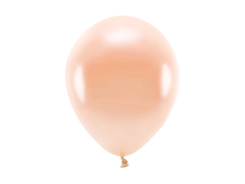 PartyDeco PD BALOANE Eco Balloons 26cm Metallic Peach 10-Pack