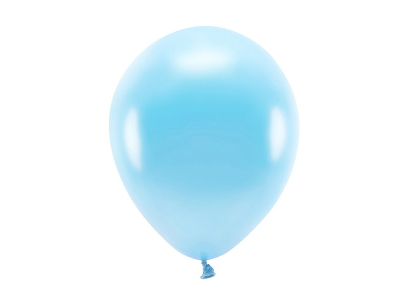 PD BALOANE Eco Balloons 26cm, metallic light blue 10/SET ECO26M-001J-10