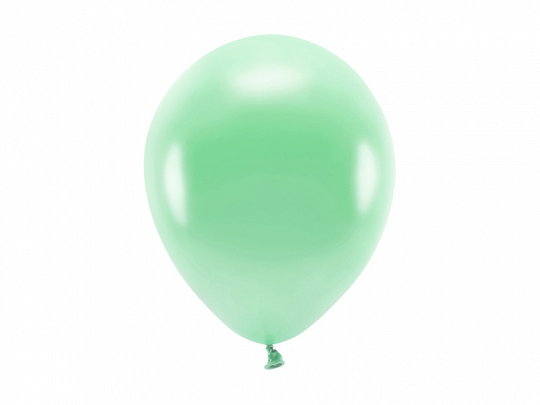 PD BALOANE Eco Balloons 26cm, metallic mint 10/SET ECO26M-103-10