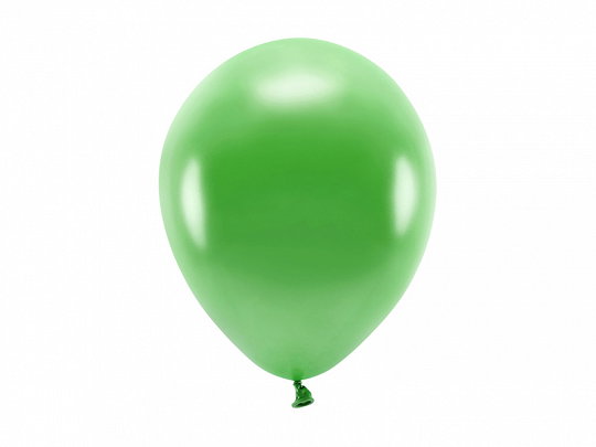 PD BALOANE Eco Balloons 26cm, metallic green grass 10/SET ECO26M-101-10