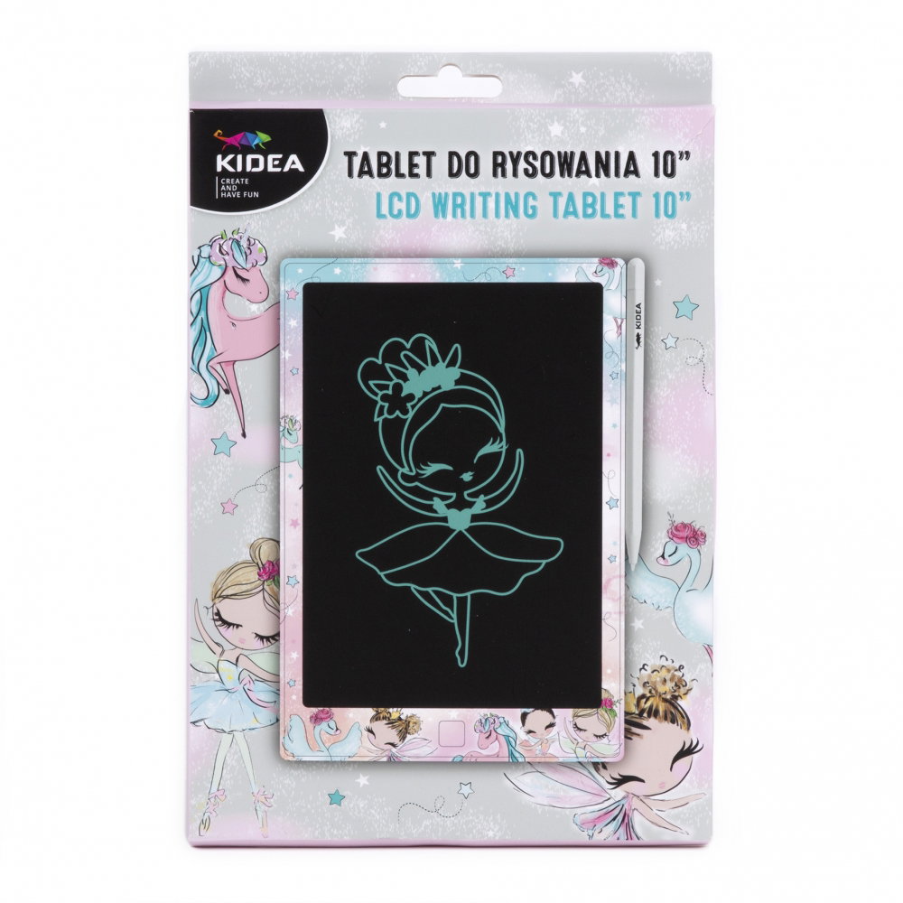 DE TABLETA LCD 10 inch PENTRU SCRIS SI DESENAT 26.5*17.5CM BALERINA KIDEA TR10A1KA