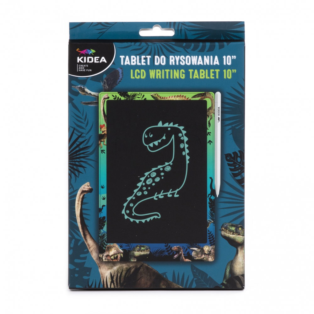 DE TABLETA LCD 10 inch PENTRU SCRIS SI DESENAT 26.5*17.5CM DINOZAUR KIDEA TR10A2KA
