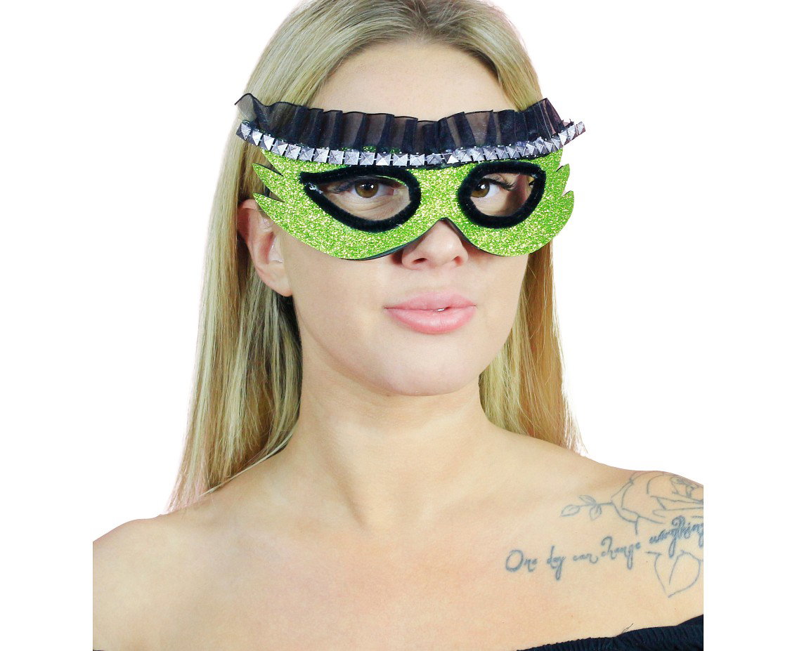 GOD MASCA FANCY VERDE GLITTER PASLA MKOSZ-CH