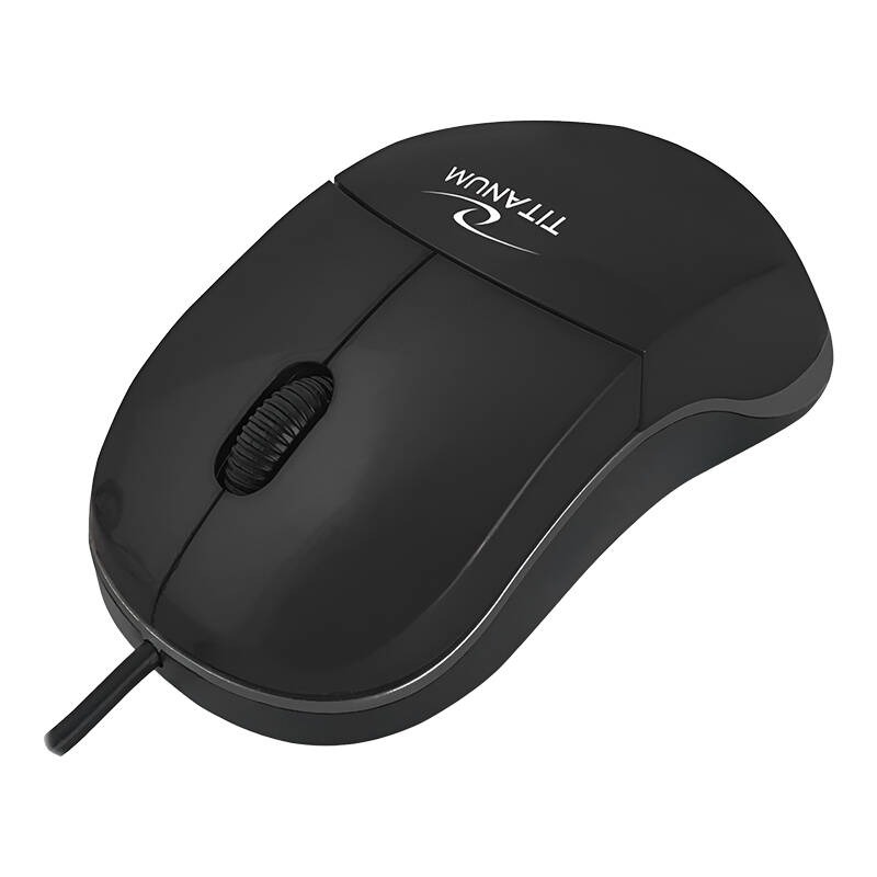 TEC MOUSE OPTIC TITANUM SELENE CU FIR TM124K, USB TM124K