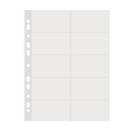 Donau A4 Protective Sheet for 10 Business Cards 50 Micron 1716001PL-00