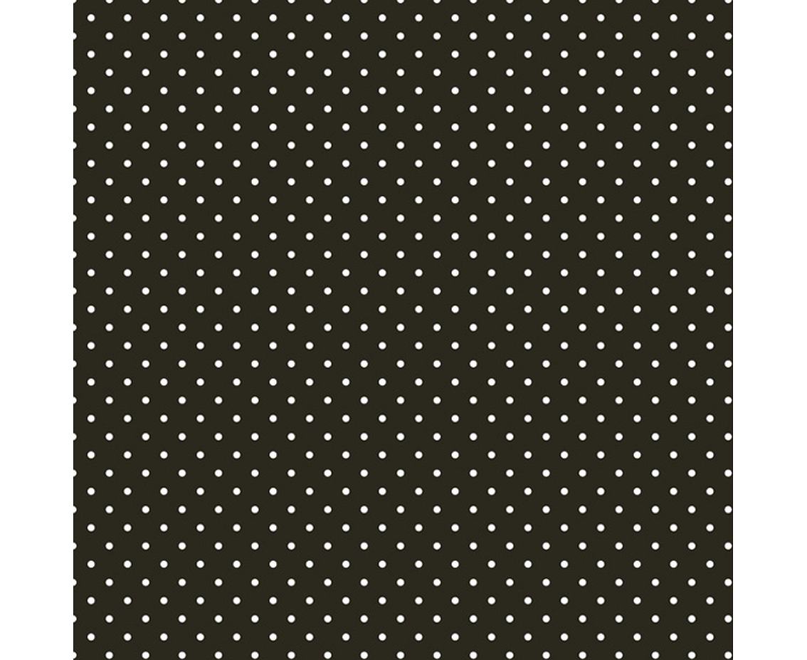 GOD SERVETELE 33*33CM 20/SET WHITE DOTS ON BLACK SD_OG_036806