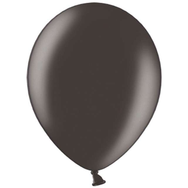 PD BALOANE Strong Balloons 27cm, Metallic Black, 10/SET SB12M-010-10