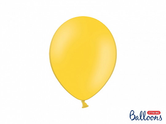 PD BALOANE Strong Balloons 27cm, Pastel Honey Yellow, 10/SET SB12P-009-10