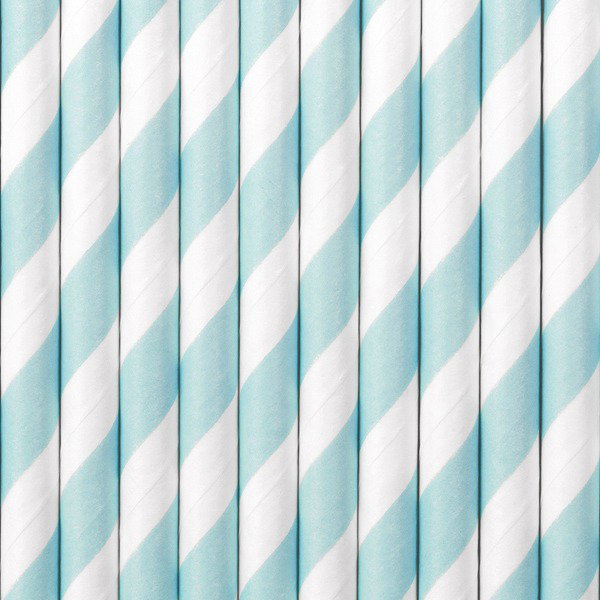 Paie de hartie light blue 19.5cm set 10 bucati