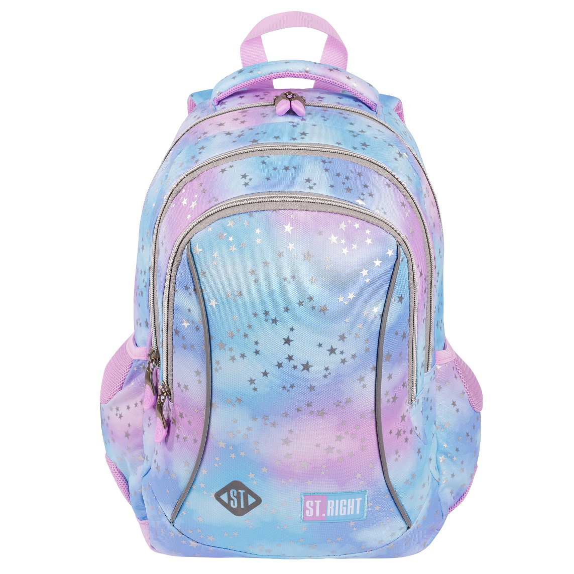 Rucsac Școlar St.Right 3 Compartimente BP-26 Pastel Stars 664090