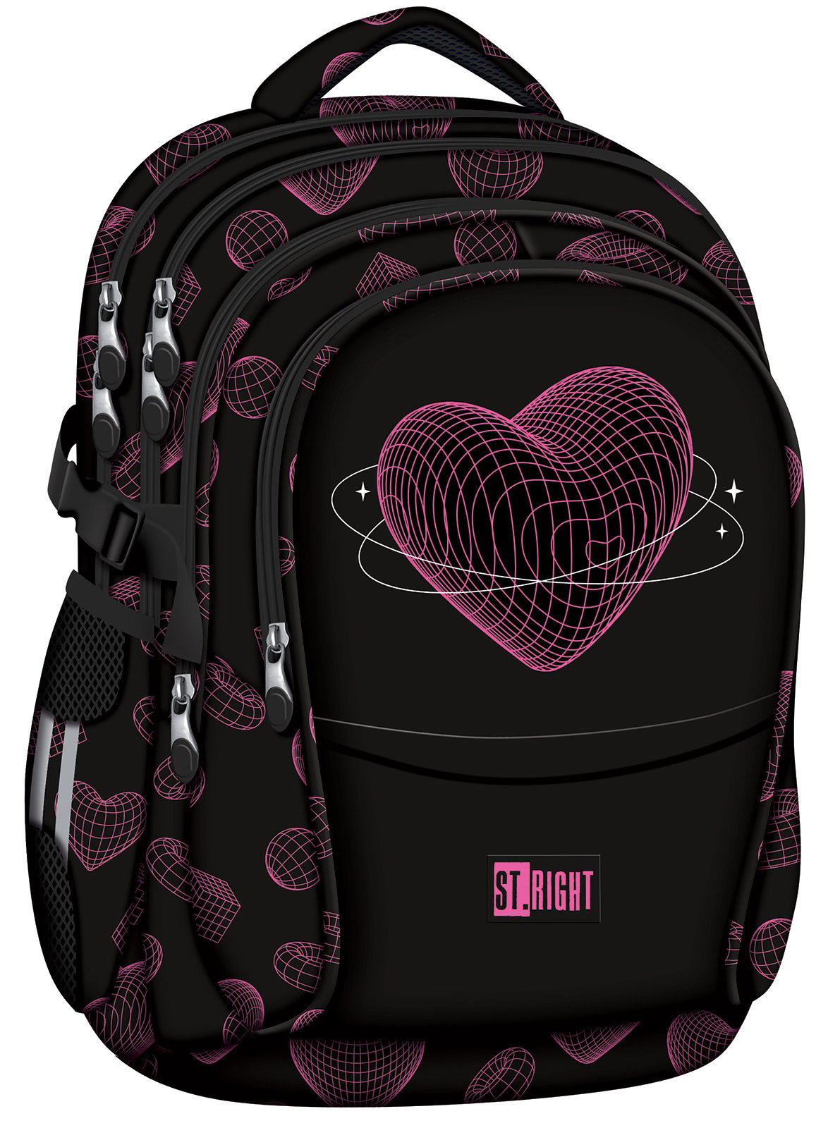 MA RUCSAC SCOLAR ST.RIGHT 4 COMPARTIMENTE BP-01 VIRTUAL HEART 666445