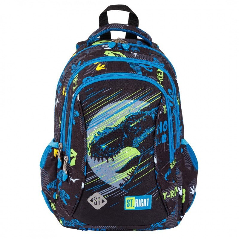 Rucsac Școlar St.Right 3 Compartimente Dinozaur BP-26 667626