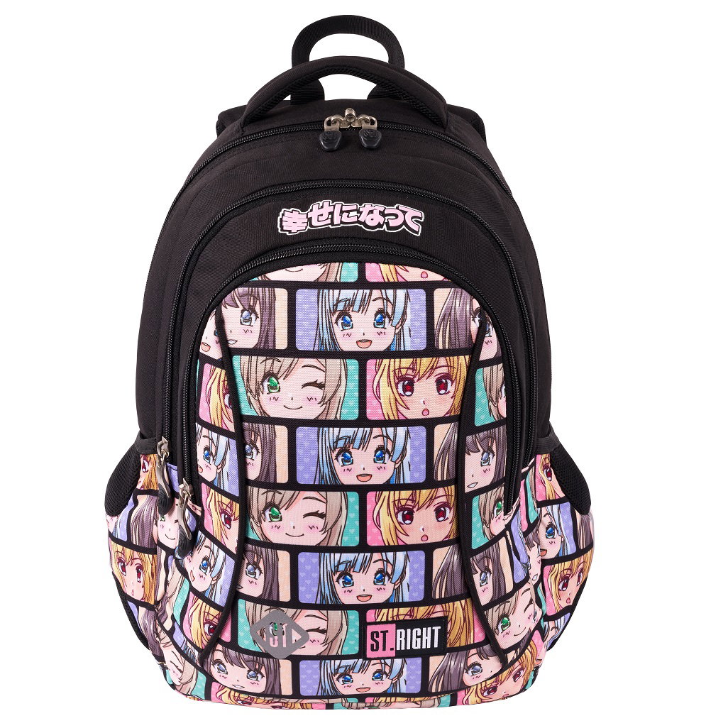 MA RUCSAC SCOLAR ST.RIGHT 3 COMPARTIMENTE COLOUR ANIME BP-26 667916