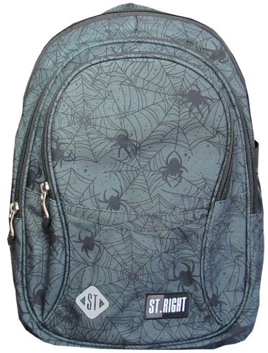 Rucsac Școlar St.Right 4 Compartimente Spider Web BP-06