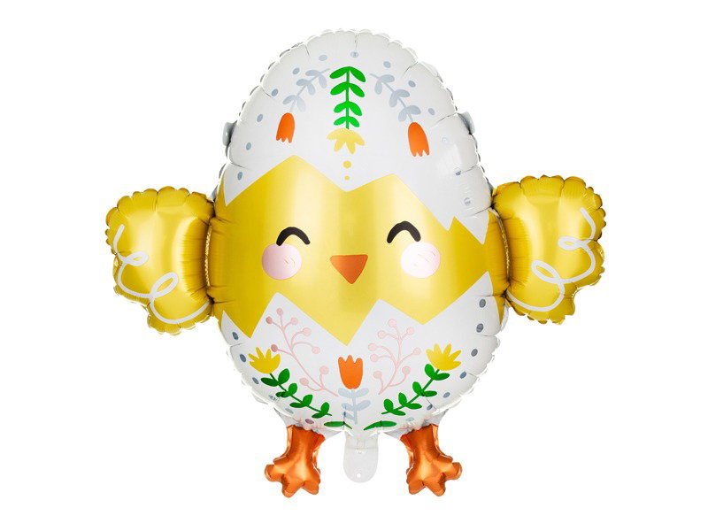 PartyDeco Aluminum Foil Balloon Chick Multicolor Mix 78.5x64.5cm