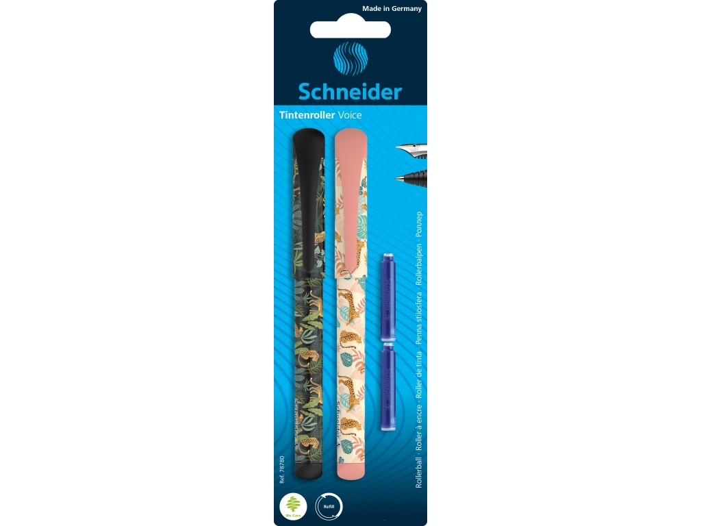 SCR SET STILOU+ROLLER SCHNEIDER VOICE M CU 2 REZERVE NEGRU STI114