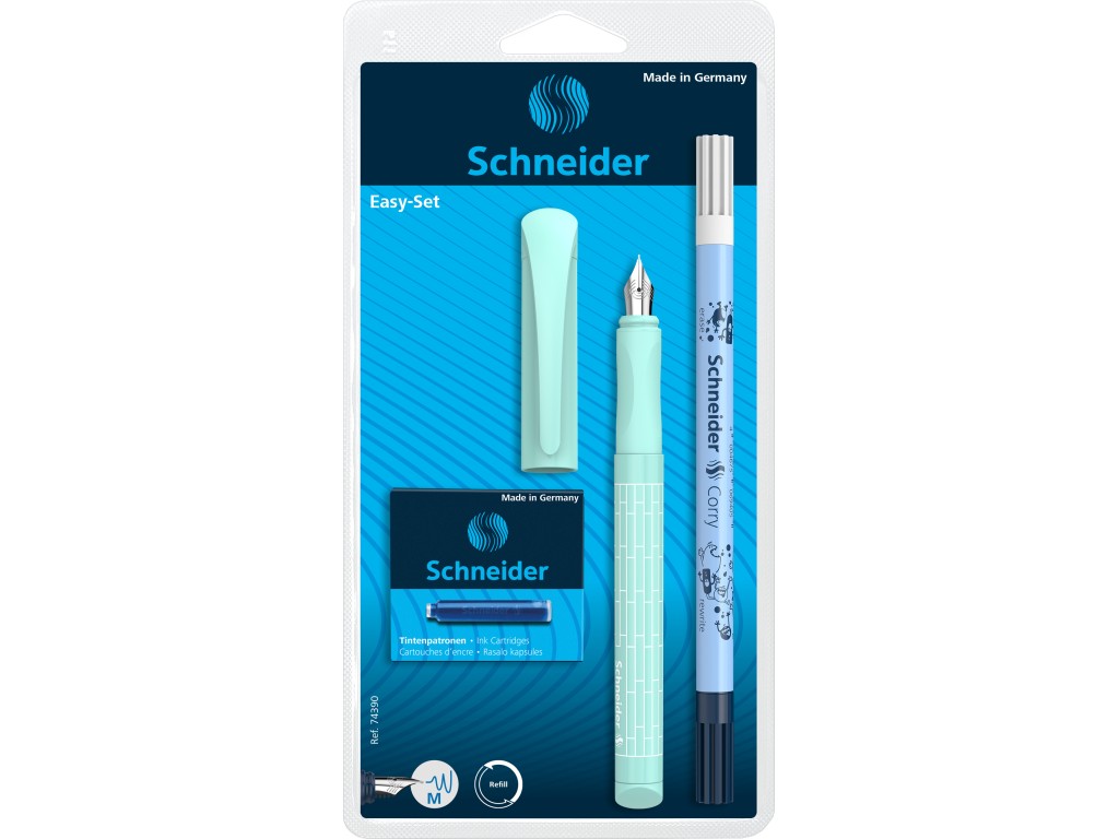 SCR SET SCHNEIDER EASY STILOU VERNIL cu PIC si PATROANE 4679