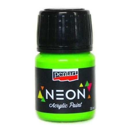 CA CULORI ACRIL FLUORESCENTE VERDE NEON 30ML PENTART 16479