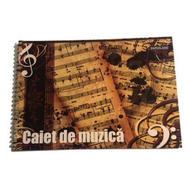 CAIET MUZICA A4 36 FILE SPIRA ORIZONTAL 24000170