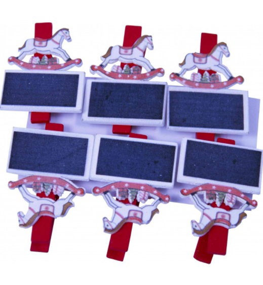LEG ACCESORII LEMN CNX CLEME CAL CRACIUN 6/SET C3040