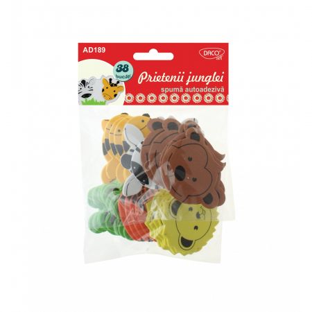 ADA MOOSGUMMI DACO PRIETENII JUNGLEI 38/SET ADEZIV AD189