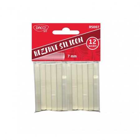 ADA REZERVA SILICON 7MM 12/SET RS007