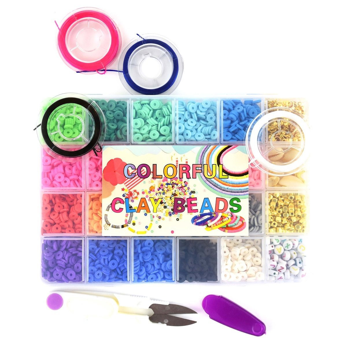 ROB SET CREATIV MARGELE - BRATARI 4000 PIESE CUTIE 30270