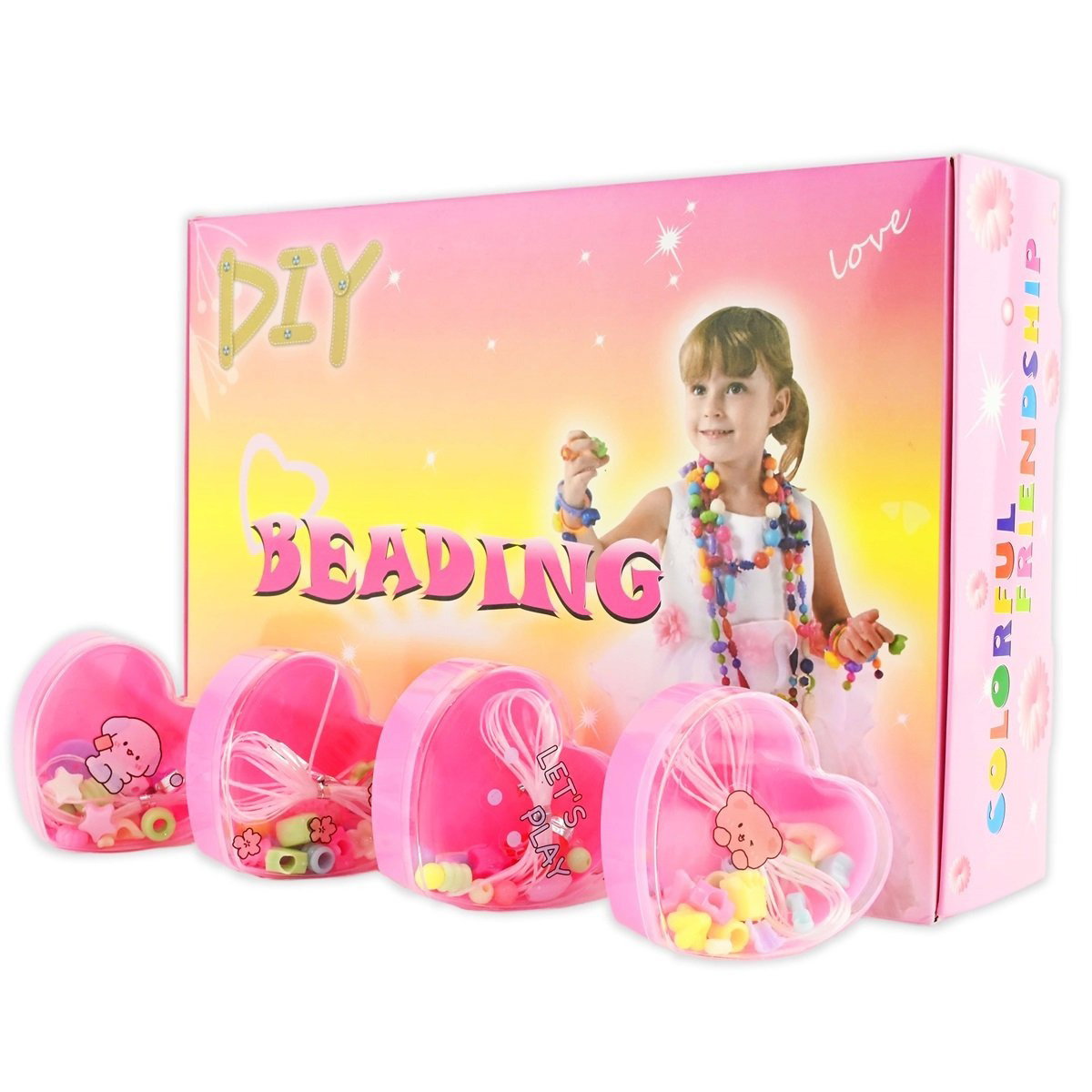 ROB MINI SET CREATIV BIJUTERII BRATARI SI MARGELE 6CM 35050