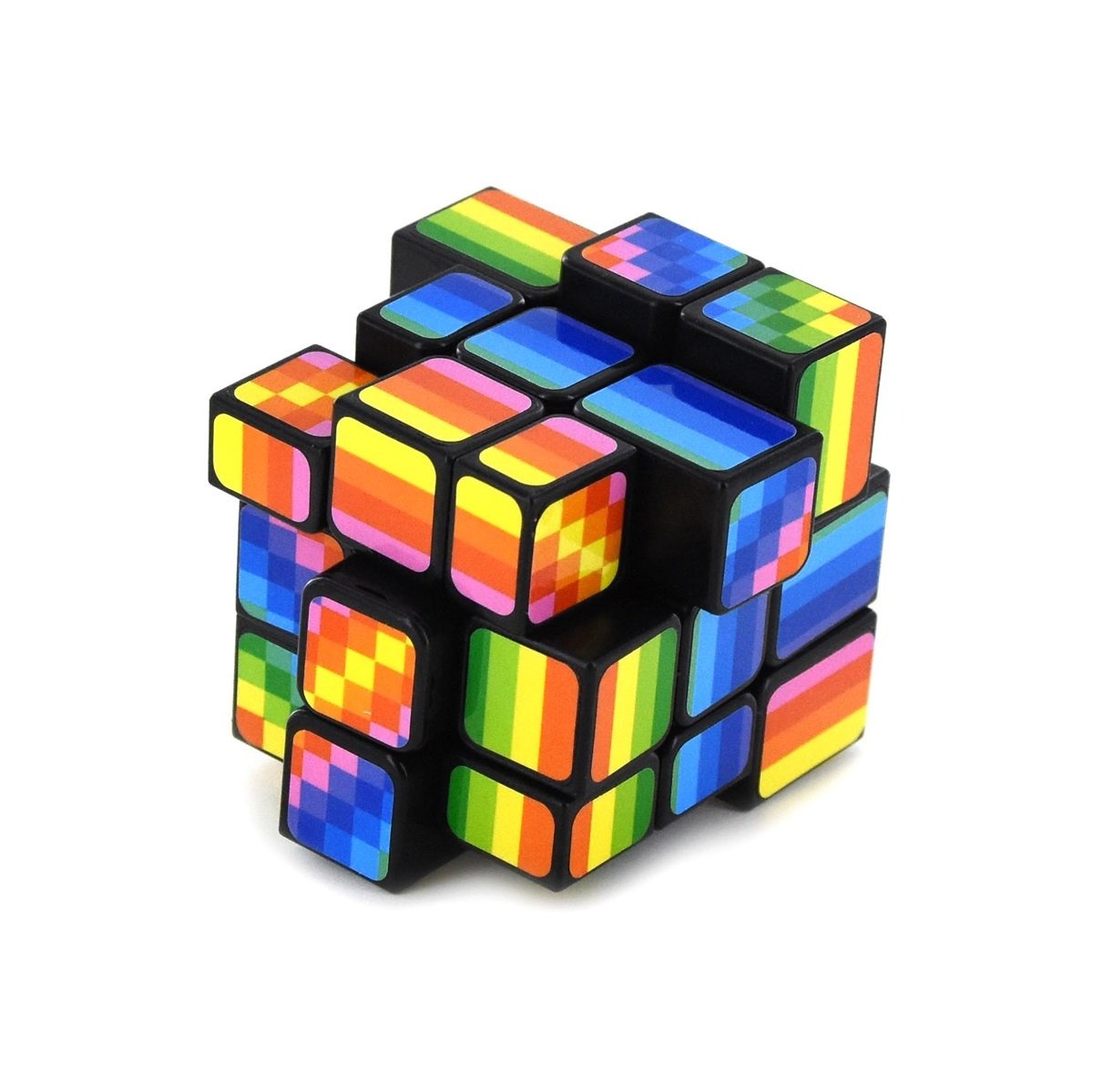ROB CUB RUBIK 3*3*3 6CM RAINBOW 50860