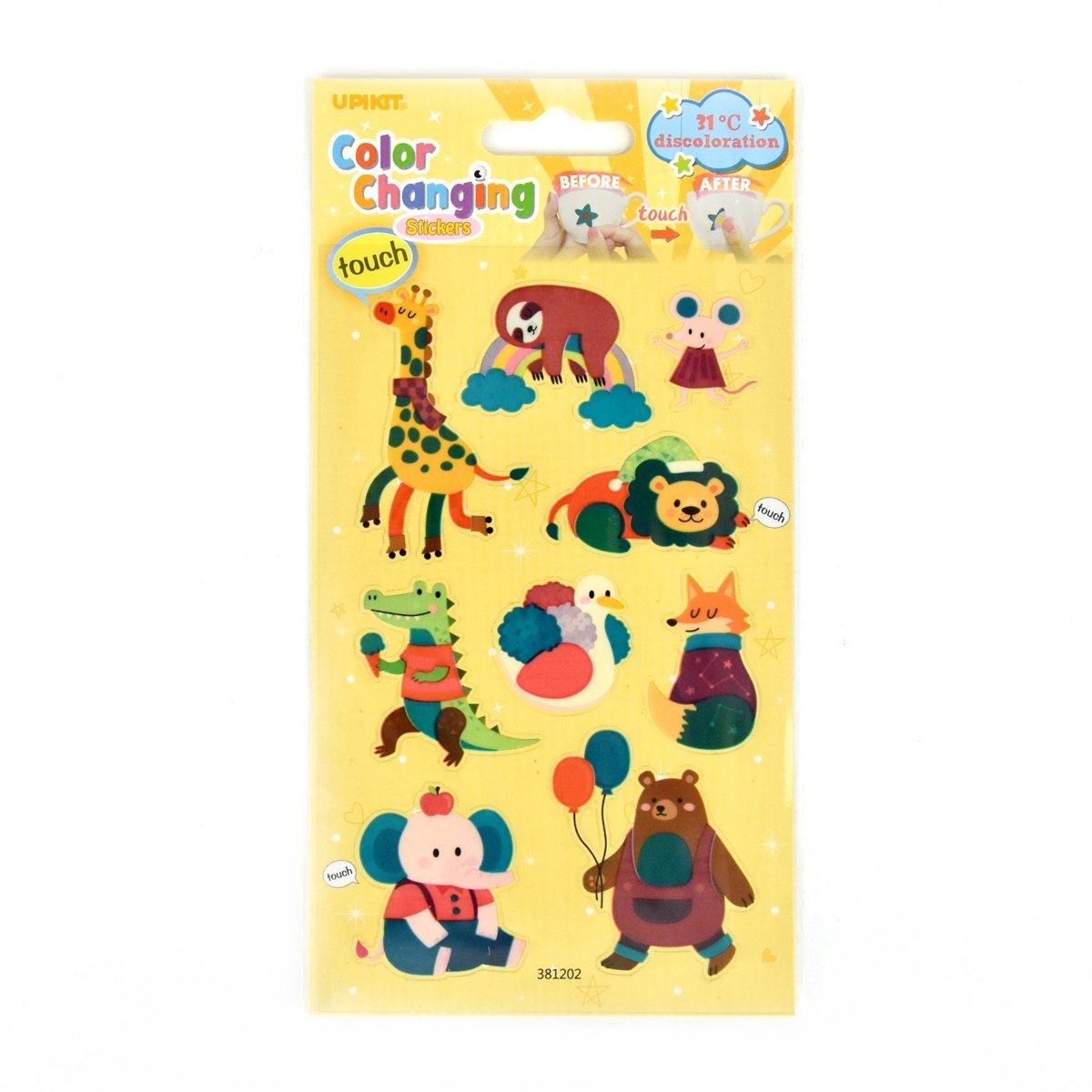 ROB STICKERE CARE ISI SCHIMBA CULOAREA LA APA 2.5-5CM ANIMALE 51076