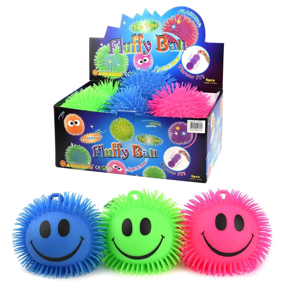 ROB MINGE PUFFER 23CM FACE CULORI ASORTATE 54753