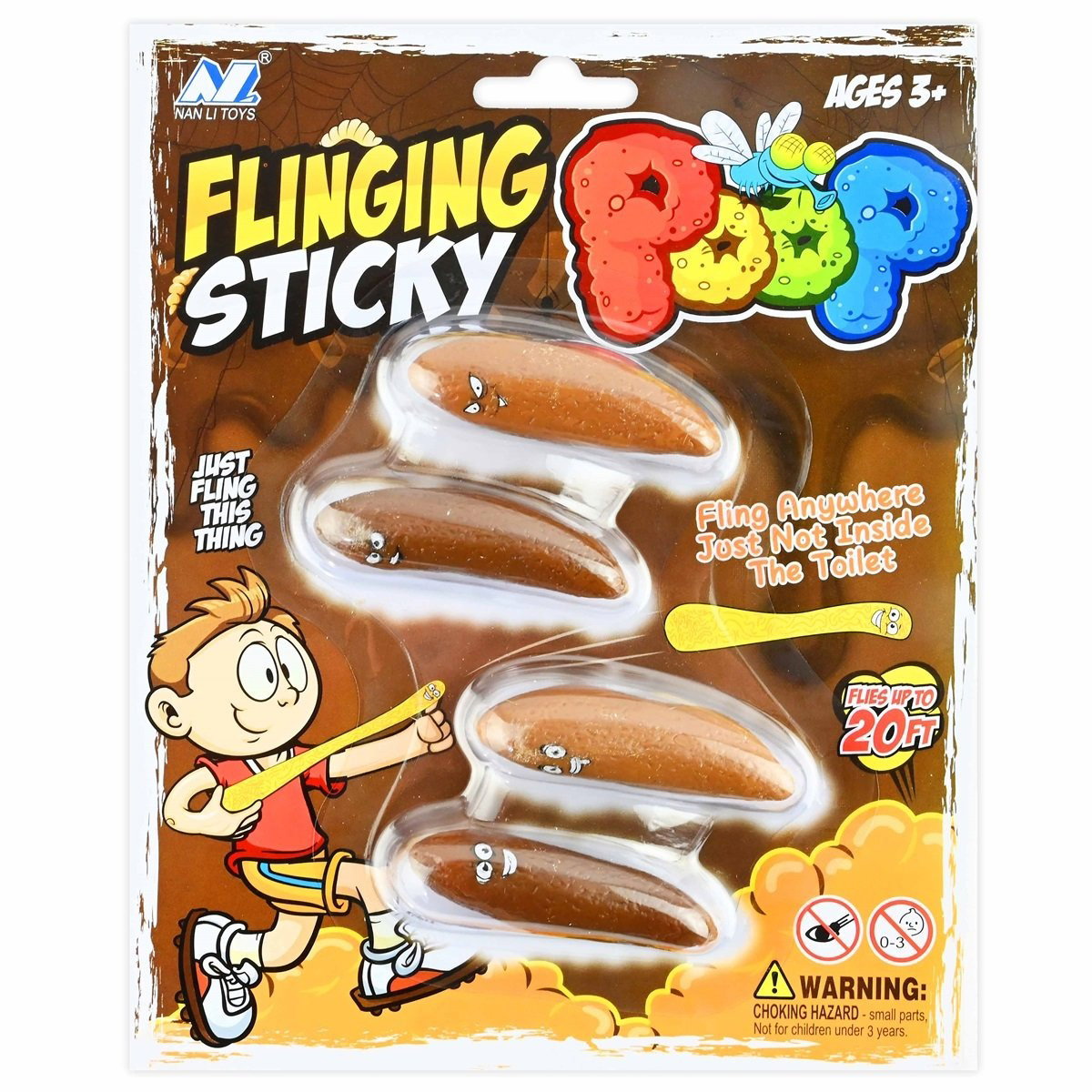 ROB FIGURINA POOP SLINGSHOT 6CM 4/SET 80177
