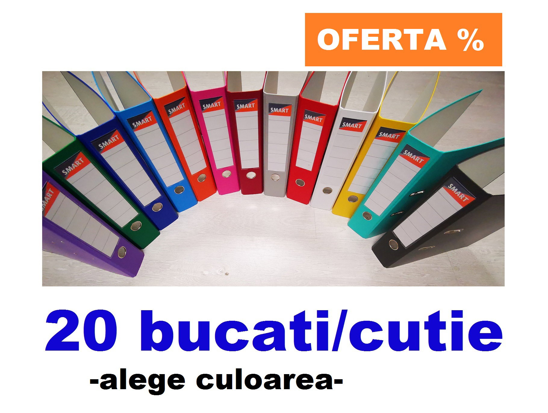 BIBLIORAFT PLASTIFIAT 7.5 CM IPB 20 BUCATI/CUTIE