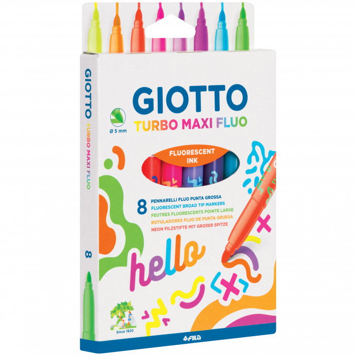FIL CARIOCI GIOTTO TURBO MAXI FLUO 8/SET 453800
