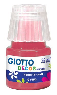 Giotto Acrylic Paint 25ml Carmine Red 538109
