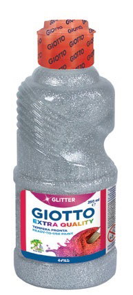 FIL TEMPERA GLITTER GIOTTO 250ML ARGINTIU 531202