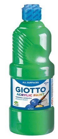 Vopsea acrilica Giotto 500 ml verde