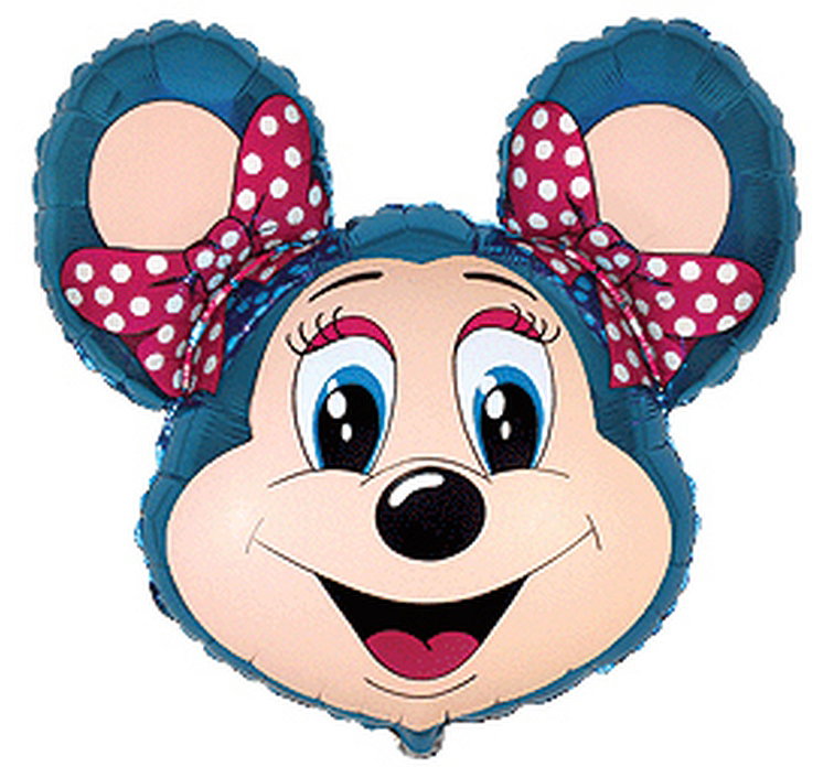 GOD BALON FOLIE ALUMINIU Babsy Mouse, 36cm, blue 902585A nn