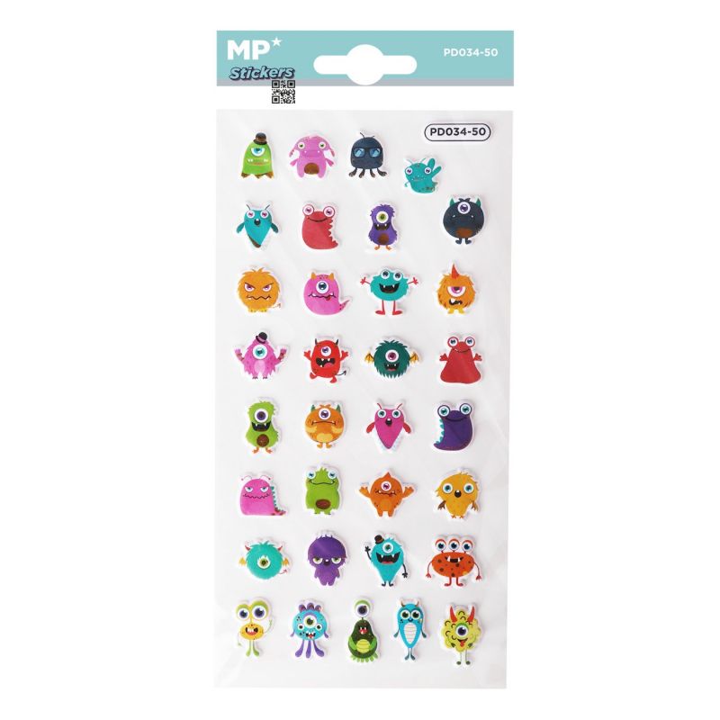 STICKER 3D IPB MONSTRII PD034-50