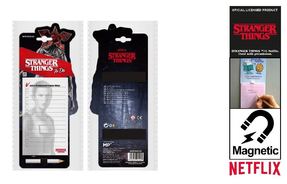 NOTES MAGNETIC IPB CU CREION STRANGER THINGS NFST003-01