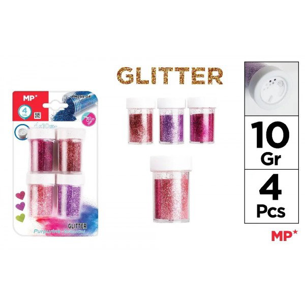 Glitter IPB 10g 4/Set Mix Roz PM253-04