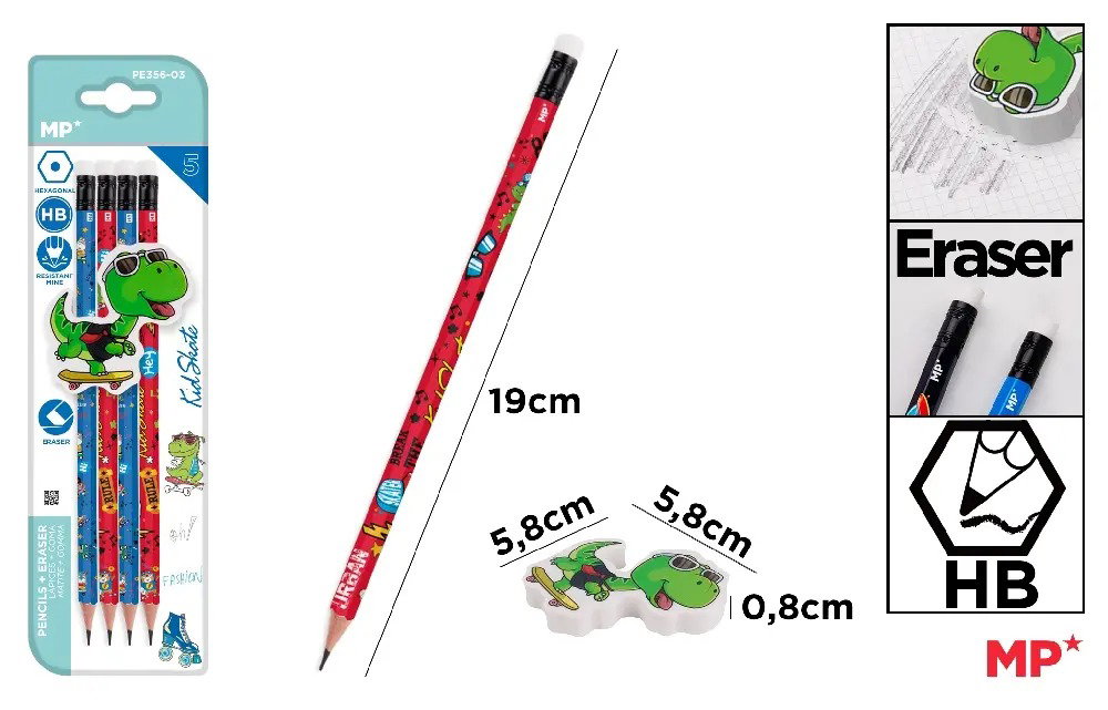 CREION CU RADIERA IPB FANTASY 4/SET + RADIERA KID SKATE PE356-03