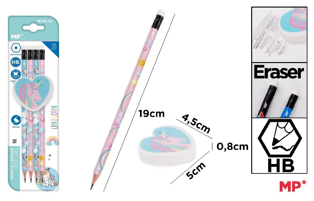 CREION CU RADIERA IPB FANTASY 4/SET + RADIERA UNICORN PE356-06