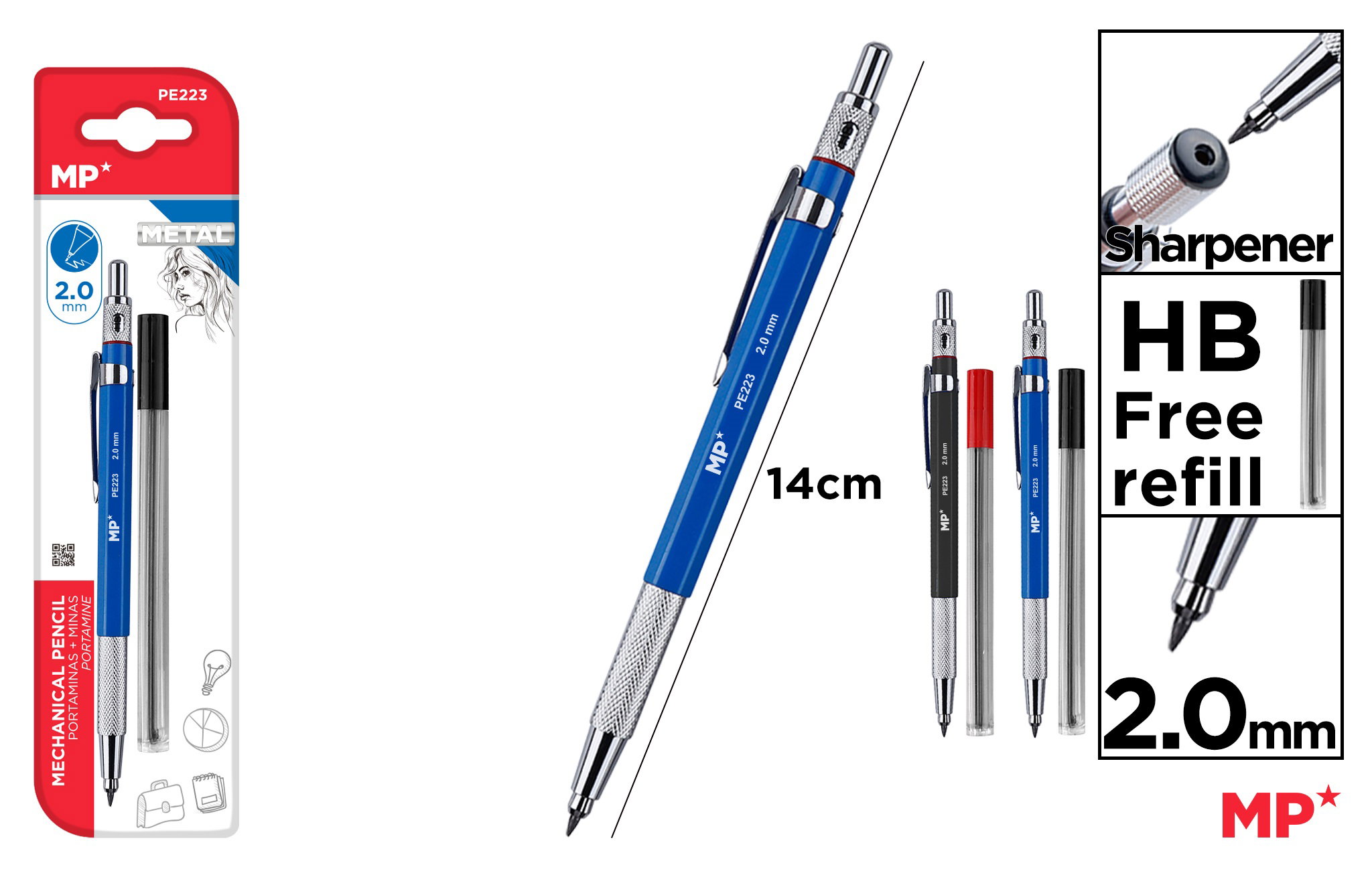 CREION MECANIC IPB METALIC + MINE 2.0MM PE223