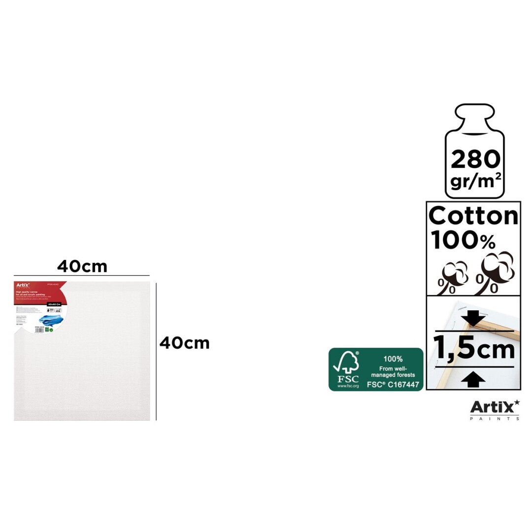 RAMA CU PANZA IPB 40*40CM 280GR PP98-4040